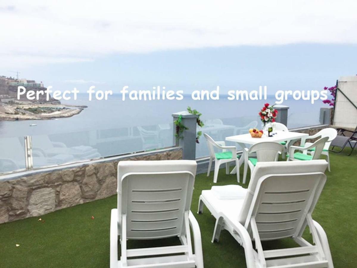 Mogán Duplex Playa Del Cura Beautiful Ocean View 아파트 외부 사진