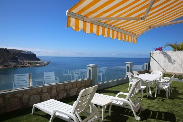 Mogán Duplex Playa Del Cura Beautiful Ocean View 아파트 외부 사진